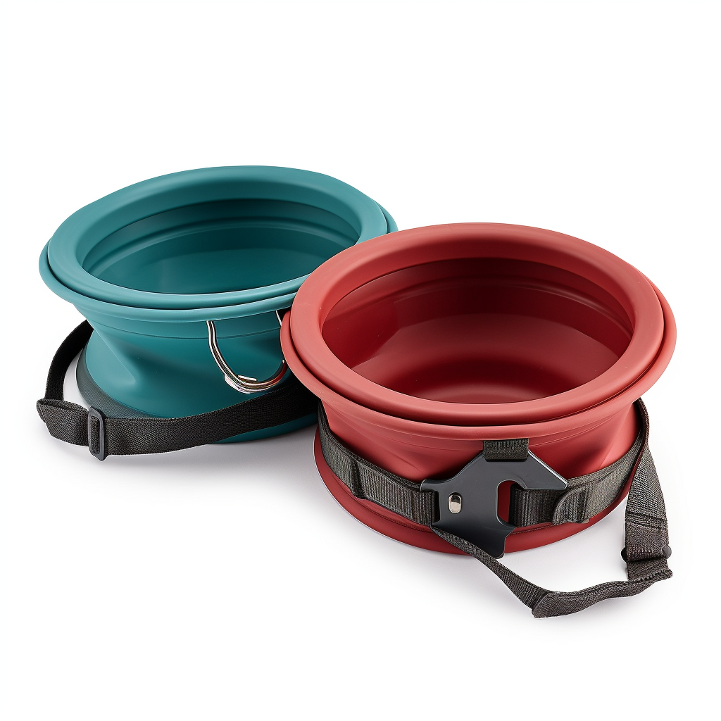 Collapsible travel bowls